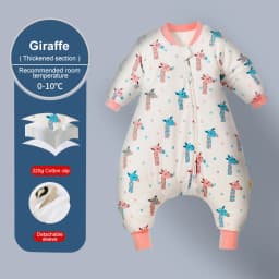 2025 Baby Cartoon Split-legged Sleepsacks With Detachable Sleeves For Boys Girls Children's Sleeping Bag Autumn And Winter