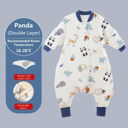 2025 Baby Cartoon Split-legged Sleepsacks With Detachable Sleeves For Boys Girls Children's Sleeping Bag Autumn And Winter