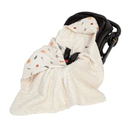 Newborn Baby Blanket With Hooded Windproof Go Outside Warm Portable Swaddle Wrap In Basket Baby Car Safety Seats For 0-3 Months