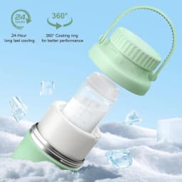Portable Breast Milk Cooler Bottle Breastmilk Chiller for Travel Cooling Keeps Milk Fresh for Breastfeeding Breastmilk Storage