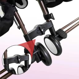 3 Pack Twin Pushchair Connectors Detachable Adjustable Lightweight Adapter Fasteners Universal Stroller Twin Hook Quick Release
