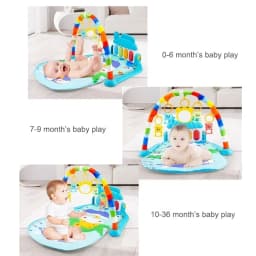 Baby Activity Gym Rack Musical Newborn Piano Keyboard Crawling Blanket Pedal Play Mat Early Education 0-36 Months Toy Gifts