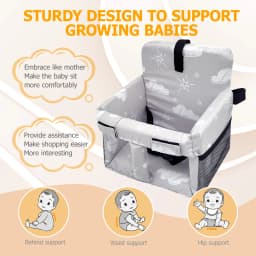 Shopping Cart Cover for Baby, High Chair Cover, Grocery Cart Cover, Cart Seat Cover for Baby, Shopping Cart Seat