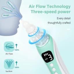 2026 New Electric Pattern Baby Nasal Aspirator Charging Version Newborn Baby Nasal Aspirator Suck Out Prevent Nasal Congestion