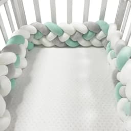 2M 3M Baby Bumper Crib Protector Mobile Baby Bed Cushion Set Bule Colour for Infant Room Decor 2023 Free Shiping Baby Cot Bumper