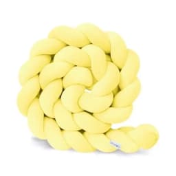 1-4M Baby Bed Bumper Handmade Knotted Braid Weaving Plush Crib Protector Infant Knot Pillow Baby Room Decor
