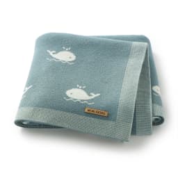 Newborn Baby Blanket 90*70CM Knitted Infant Boy Girl Bedding Quilt Fashion Cute Cartoon Whale Stroller Swaddling Wrap Super Soft