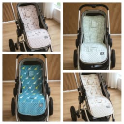 Stroller Cushion Universal Breathable Kids Pushchair Car Trolley Seat Mattress Soft Diaper Pad Cotton Baby Stroller Accessories