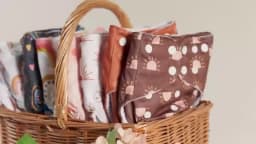 HappyFlute Ecological Cloth Diaper Breathable NappyWashable Reusable Diaper Gift Set With Wetbag