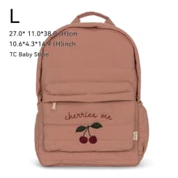 New KS Baby Backpack Parent-child Kids Schoolbag Kindergarten Bags Brand Traveling Cherry Children's Boys Girls Mom Storage
