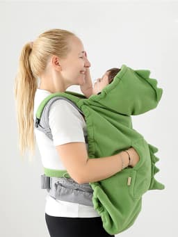 1Pc Baby Carrier Waist Seat Windproof Blanket, Suitable for Various Occasions, Solid Color Dinosaur Cape, Ultra-Soft Comfortable Baby Windproof Cover Blanket, Multifunctional Front-Hold Windproof Cape Stroller Blanket, Perfect Baby Shower Gift.