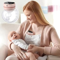 Electric Wearable Breast Pump - 9 Levels & 3 Modes, Hands-Free BPA-Free LCD Display, Painless Wireless Breastfeeding for Moms