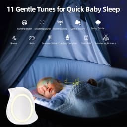 Rechargeable Automatic Pram Rocker Device 1800mAh Battery 5 Level Vibration 3 Timer Modes Portable for Baby Calming and Sleep