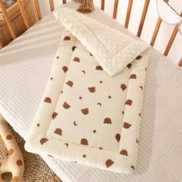 Crib Mattress Toddler Bed Mattresses Thick Baby Cradle Mattress Pad Washable Bed Crib Cotton Pad Double Sides Stroller Cushion