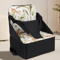 Kids Foldable Ventilated Booster Seat Pad Anti Slip Cushion Comfortable Toddler Chair Saddle Portable Waterproof High Seat