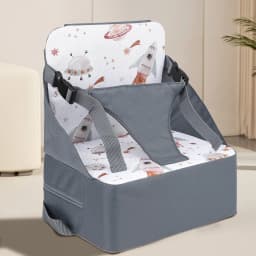 Kids Foldable Ventilated Booster Seat Pad Anti Slip Cushion Comfortable Toddler Chair Saddle Portable Waterproof High Seat