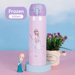 Disney Children's Insulated Water Bottle School-Ready Spider-Man Water Flask Unisex Primary School Pupils' Direct-Drink Cup