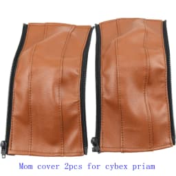 New Protective Leather Pu Armrest Cover For Cybex Priam Stroller Handles Cases Cover Bumper Covers Handle Pram Bar Accessories