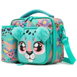 Cute Animal Kids Lunch Box Meal Bag Set Washable Lunch Bag&Reusable Leakproof Bag for School & Nursery It's Beautiful for Girls