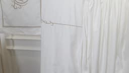 Mail's Home 2025 Towels Natural Cotton White Bedding Coverlet Set with Embroidery Pillowcase+Covers+Bed Sheet