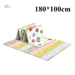 Non-Toxic Foldable Baby Play Mat Educational Children's Carpet in The Nursery Climbing Pad Kids Rug Activitys Games Toys 180*100