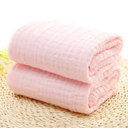 6 Layers Baby Bath Towel Kids Swaddle Wrap Bedding Pure Cotton Bubble Muslin Blanket Infant Gauze Receiving Blanket 105*105cm