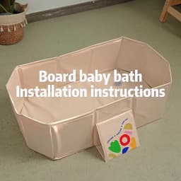 1pc Baby Bath Basin Foldable Bath Basin Easy To Store Simple Bathtub Convenient To Carry For Indoor And Outdoor Use