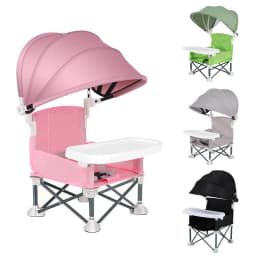 Foldable Baby Dining Chair Portable kids Dining Table Small Chair Children Outdoor Beach saet Aluminum Alloy Furniture Supplies