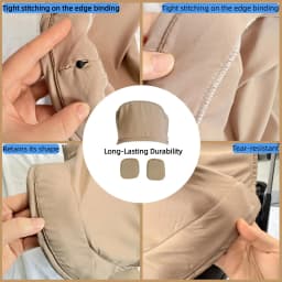 For Doona+,Doona I Car Seat Stroller Replacement Set - Khaki Canopy+2 Shoulder Pads, Skin-Friendly Fabric, Snug Fit