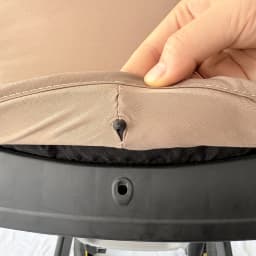 For Doona+,Doona I Car Seat Stroller Replacement Set - Khaki Canopy+2 Shoulder Pads, Skin-Friendly Fabric, Snug Fit