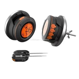 2025 Upgrade Outdoor Digital Wireless Bluetooth Dome Cooking Food Meat Thermometer for BBQ Charcoal Grill and Oven Smoker