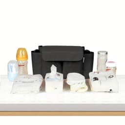 Baby Stroller Hanging Bag Accessories, Large Capacity Stroller Storage Bag, Shoulder Bag, Mother and Baby Bag, Diaper Bag