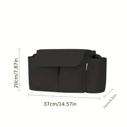 Baby Stroller Hanging Bag Accessories, Large Capacity Stroller Storage Bag, Shoulder Bag, Mother and Baby Bag, Diaper Bag