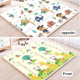 Folding Mat Carpet Rug Playmat Crawling Play Mats 200x180/180x150/180x120cm Play Mat for Children's Thick Safety Mat Friendly