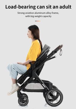 Baby Stroller 3 in 1 Easy Folding Multifunctional Stroller Travel Portable Baby Carriage Safety Seat EU Standard Free Shipping