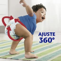 Dodot Baby Pants Diapers, Size 4, 9-15 Kg, 129 Diapers, Diaper-Panties with 360 Adjustment ° Anti-Leak, Monthly Pack