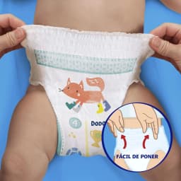 Dodot Baby Pants Diapers, Size 4, 9-15 Kg, 129 Diapers, Diaper-Panties with 360 Adjustment ° Anti-Leak, Monthly Pack