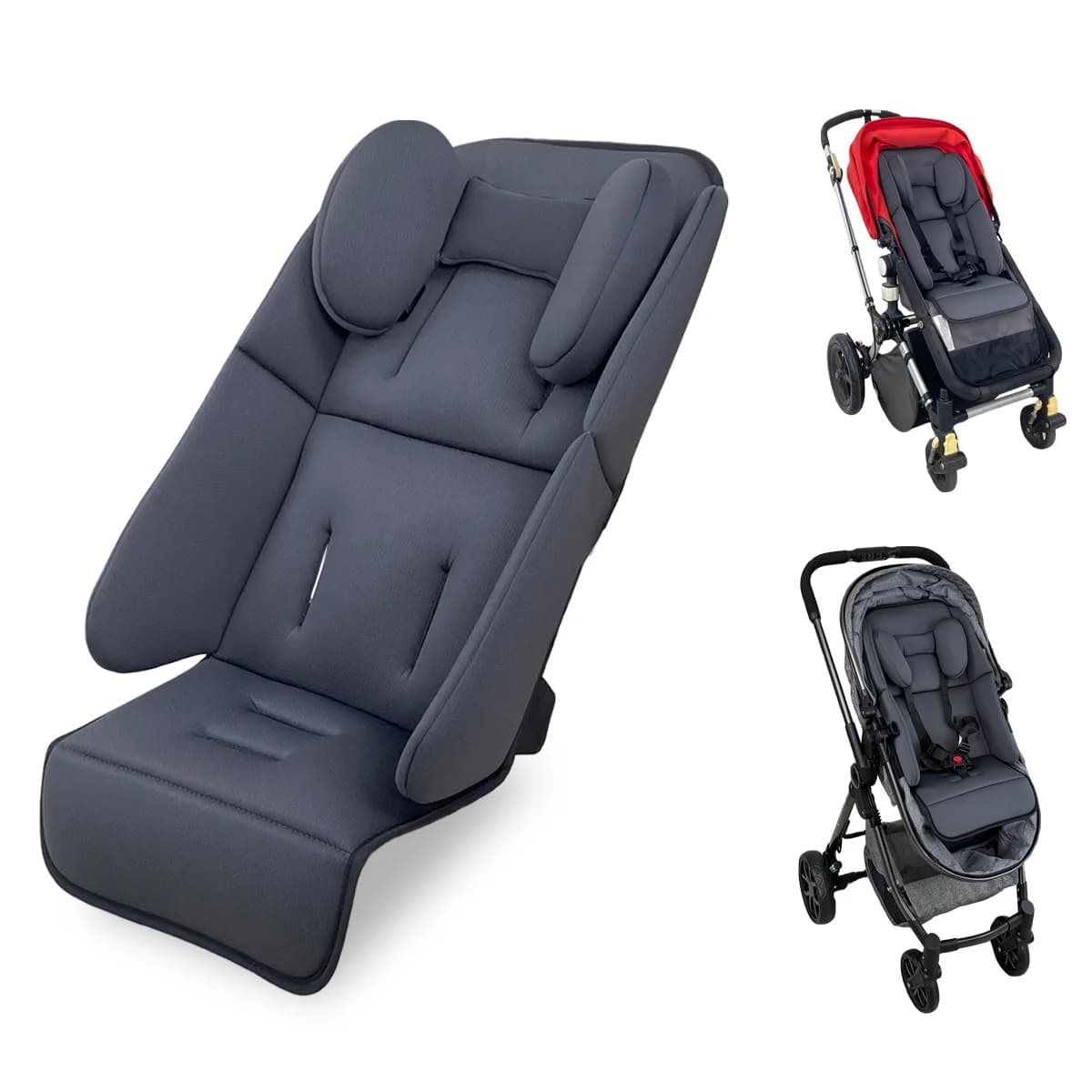 Universal Baby Stroller Seat Cushion Compatible with Uppababy Vista V2, V3 Cruz V2 2 in 1 Newborn to Toddler Comfort Insert