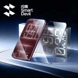 SmartDevil Full Cover Tempered Glass for iPhone 18 Pro Max 17ProMax 16Pro Screen Protector for iPhone 18Pro HD Anti-blue Light
