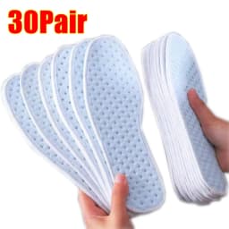 1Pair Bamboo Charcoal Antibacterial Shoes Insoles Plant Deodorant Running Sports Insole for Feet Thick Shock Absorbing Shoe Sole