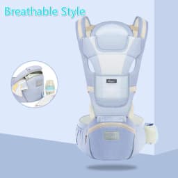 Ergonomic Baby Carrier Infant Baby Hipseat Carrier Front Facing Ergonomic Kangaroo Baby Wrap Sling for Baby Travel