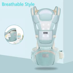 Ergonomic Baby Carrier Infant Baby Hipseat Carrier Front Facing Ergonomic Kangaroo Baby Wrap Sling for Baby Travel