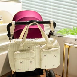 Large Capacity Mommy Bag for Women Totes Baby Diaper Nappy Bags Shoulder Cotton Ladies Maternity Shopping Bag