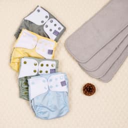 Elinfant waterproof baby cloth diaper with 4 absorbents mesh cloth inner os for 3-15kg washable eco-friendly pocket cloth nappy