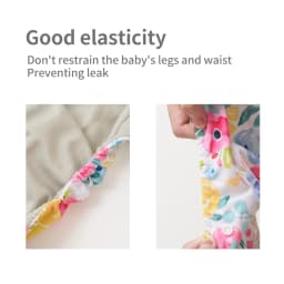 Elinfant waterproof baby cloth diaper with 4 absorbents mesh cloth inner os for 3-15kg washable eco-friendly pocket cloth nappy