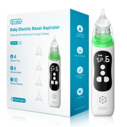 MAMIJOY Baby Nose Cleaner Silicone Adjustable Suction Electric Child Nasal Aspirator Safety Convenient Low Noise U94