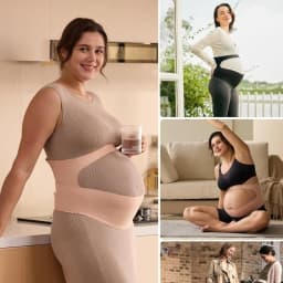 New One-Piece Maternity Belt Adjustable Waist Care Back Clothes Belt Thin Maternity Abdomen Brace Protector Maternity Use