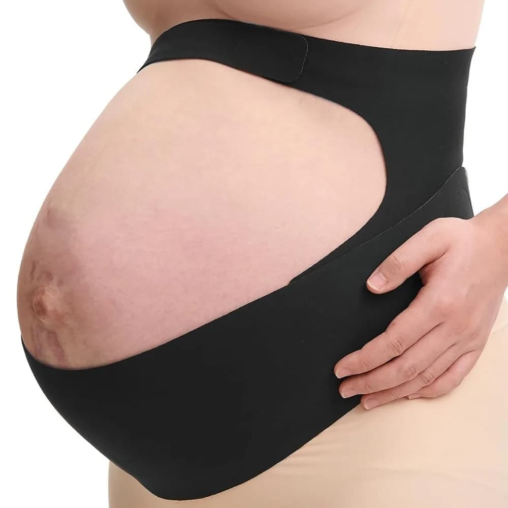 New One-Piece Maternity Belt Adjustable Waist Care Back Clothes Belt Thin Maternity Abdomen Brace Protector Maternity Use