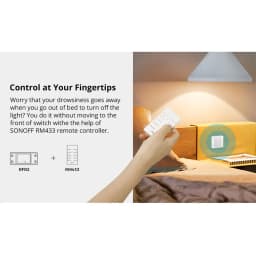 SONOFF BASICR2 RFR2 Wi-Fi 433MHz DIY Smart Switch Light Controller Voice Control Sync Status Smart Scene via eWeLink APP Alexa