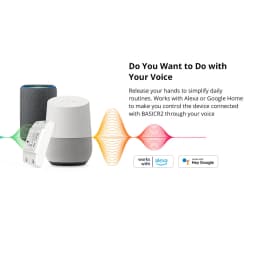 SONOFF BASICR2 RFR2 Wi-Fi 433MHz DIY Smart Switch Light Controller Voice Control Sync Status Smart Scene via eWeLink APP Alexa